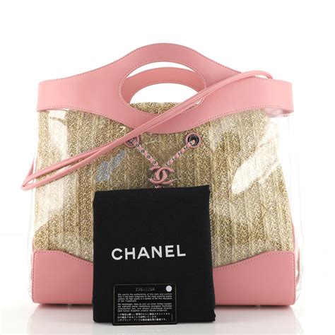 chanel pvc 2018|chanel 31 shopping bag pvc.